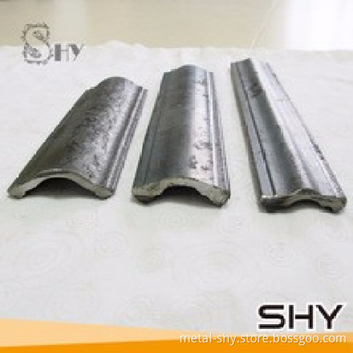 Hot rolled metal solid steel handrail